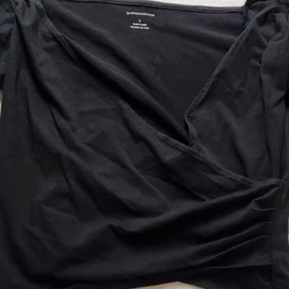 Brand New By Anthropologie Puff-Sleeve Wrap Top - Picture 5 of 5